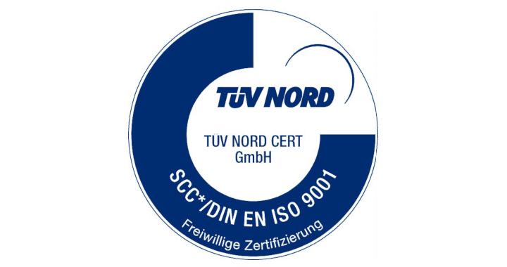 SCC / DIN EN ISO 9001 - freiwillige Zertifizierung